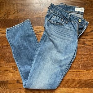 Abercrombie & fitch washed straight leg denim jeans size 26